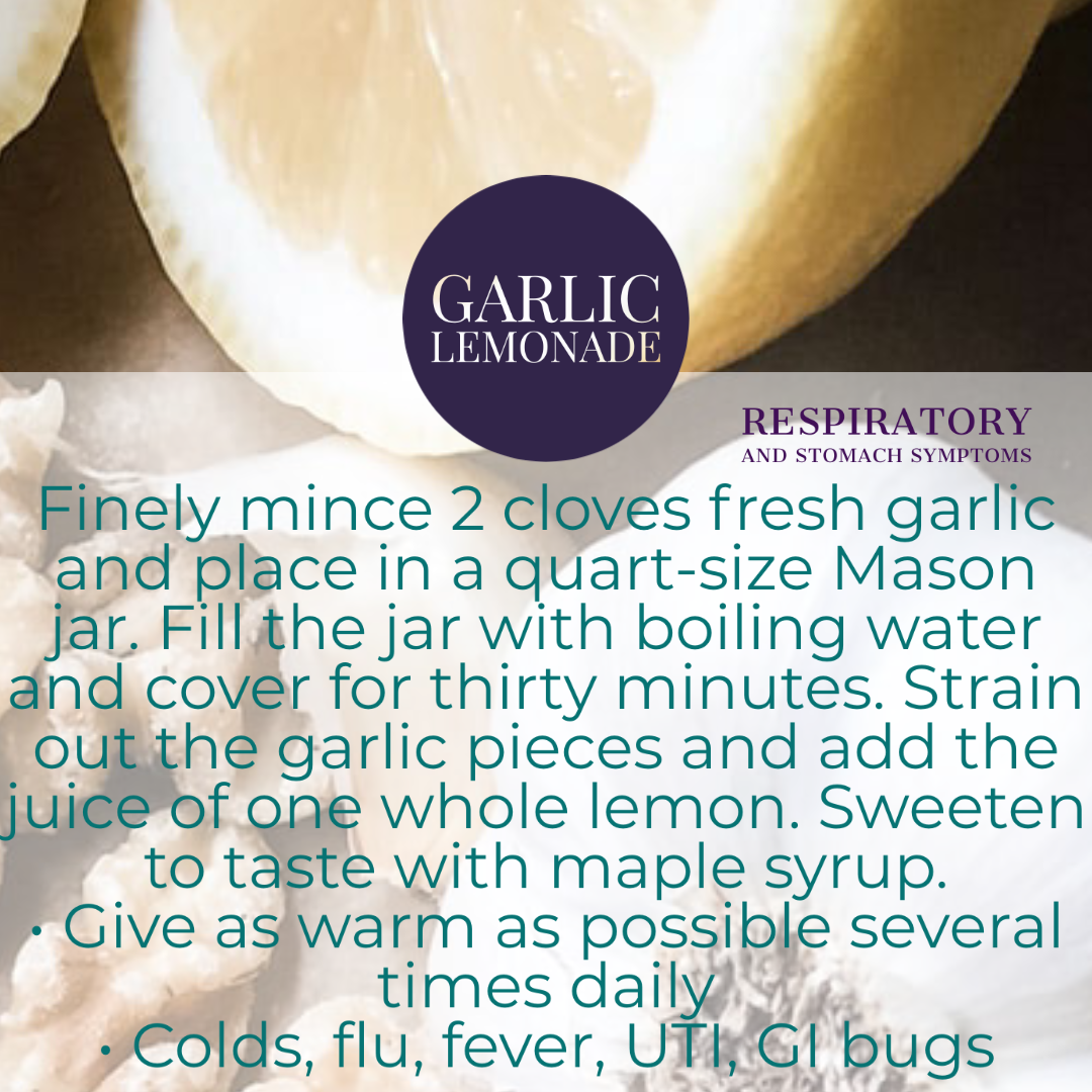 garlic lemon, waster, food as medicine, health, naturopathic